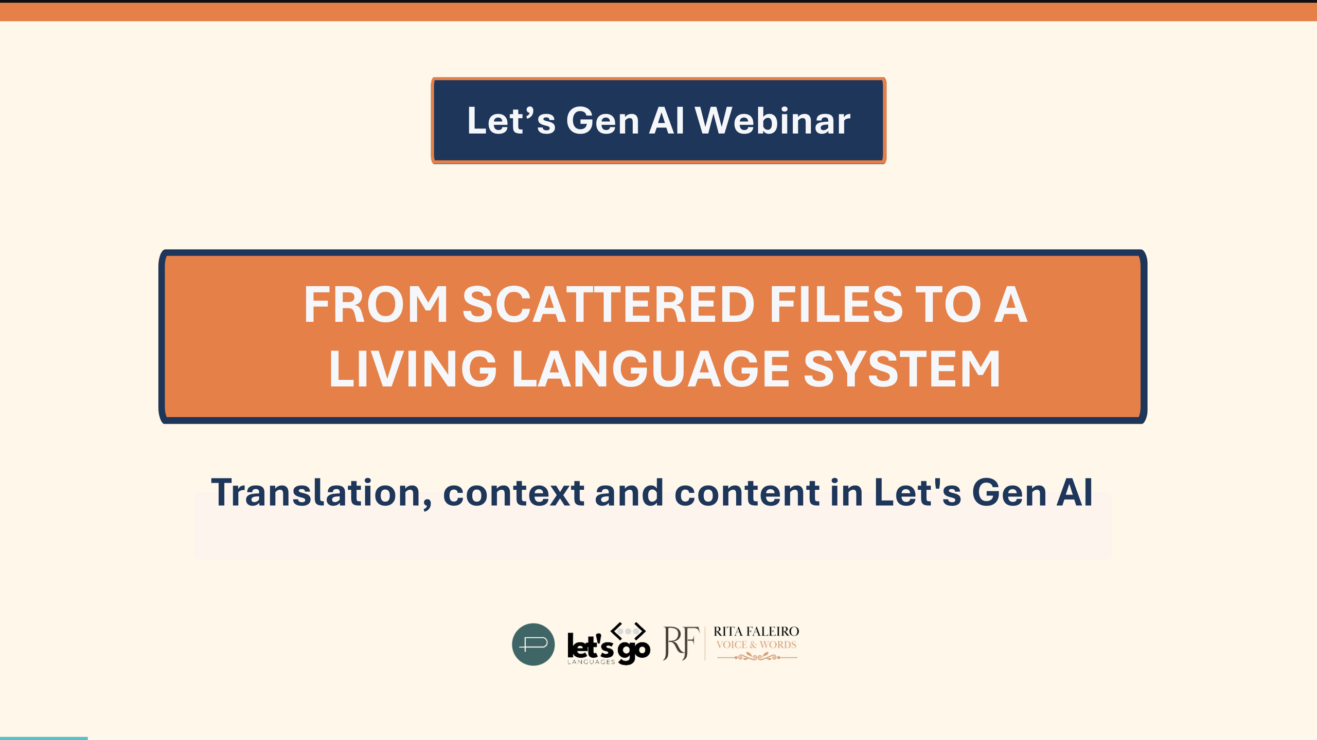 AI Translation Workflows | ProZ Webinar 2026 ProZ webinar on AI translation workflows, localization and connected workspaces, presented by Rita Faleiro